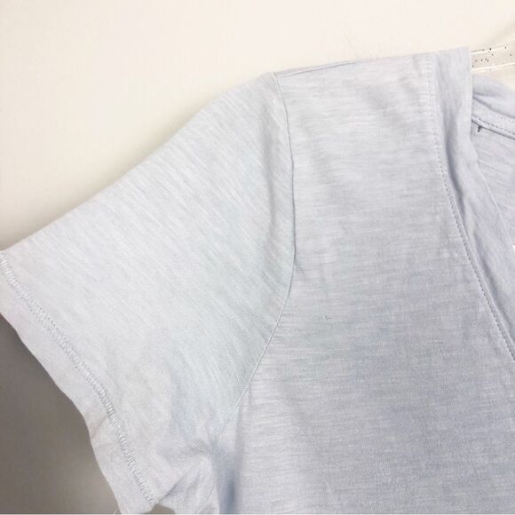 MADEWELL | Light Blue V-Neck Short Sleeve T-Shirt Layering Women’s Size Small - Picture 5 of 9